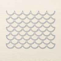 Striped Scallop Thinlits Die by Stampin' Up!