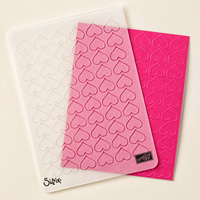 Happy Heart Textured Impressions Embossing Folder by Stampin' Up!