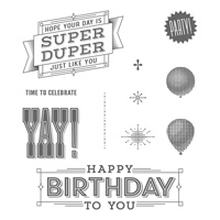 Super Duper Clear-Mount Stamp Set