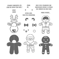 Emporte-Pièce De Noël Photopolymer Stamp Set (French)