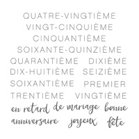 À Souligner Photopolymer Stamp Set (French)
