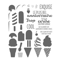 Souhaits Frais Photopolymer Stamp Set (French)