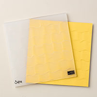 Ruffled Dynamic Textured Impressions Embossing Folder