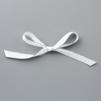 Silver 3/8 Metallic-Edge Ribbon