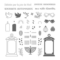 Lanterne de saison Photopolymer Stamp Set (French)