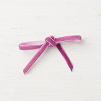 Rich Razzleberry  1/4 (6.4 mm) Velvet Ribbon