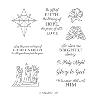 Illuminated Christmas Clear-Mount Stamp Set