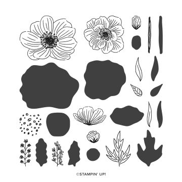 SET DE TAMPONS EN RÉSINE BACK TO BACK BLOOMS