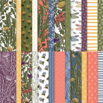 PAPIER DE LA SÉRIE DESIGN 6" X 6" (15,2 X 15,2 CM) JARDIN SAUVAGE