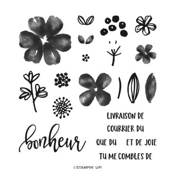 SET DE TAMPONS EN RÉSINE PENSÉES VIVACES (FRANÇAIS)