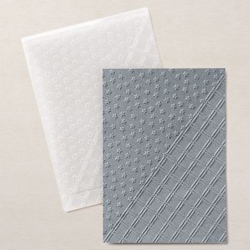 PLIOIR À GAUFRAGE ENTRE ÉTOILES ET CARREAUX