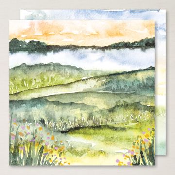 PAPIER DE LA SÉRIE DESIGN 6" X 6" (15,2 X 15,2 CM) NOUVEAUX HORIZONS