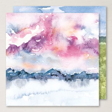 PAPIER DE LA SÉRIE DESIGN 6" X 6" (15,2 X 15,2 CM) NOUVEAUX HORIZONS