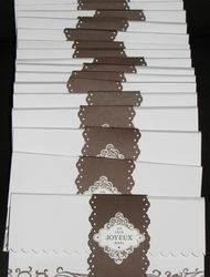 Pochettes pour chèques cadeau cadoc