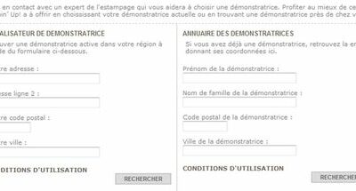Comment trouver une démonstratrice près de chez vous?
