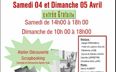 Rendez vous les 4 & 5 avril en Normandie