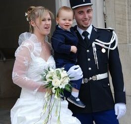 Que les mariés étaient beaux!