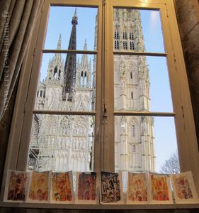 Peignez la cathedrale a la maniere de Monet