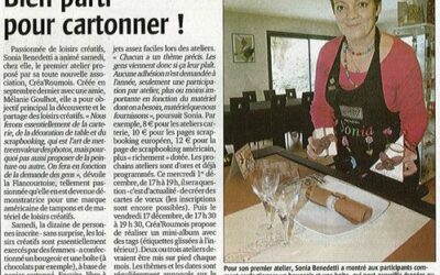 Un article dans le Courrier de l&rsquo;Eure