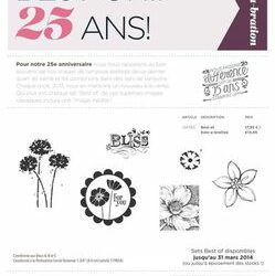 Tampons Best of 25 ans en octobre