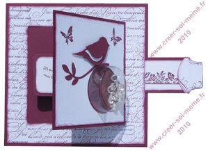 carte a languette ouverte face