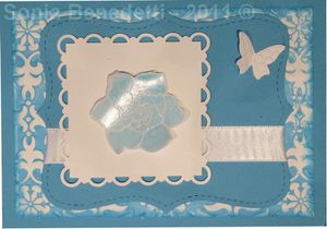 carte bleu turquoise