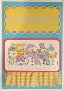 carte de joyeuses fetes 2012