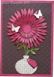 carte fleur daisy pot