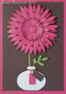 carte fleur daisy