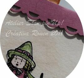 Visuels de mes ateliers au salon Créativa Rouen