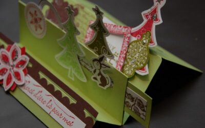 Une carte de noël selon MamezelleScrap