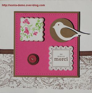 carte oiseau brillant merci