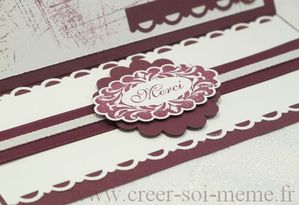 carte pupitre fleur origami detail