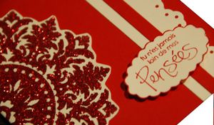 carte saint valentin detail