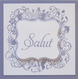 carte salut stampinoise