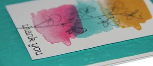 carte thank you fleurs detail