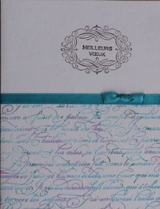 carte voeux carine 2010