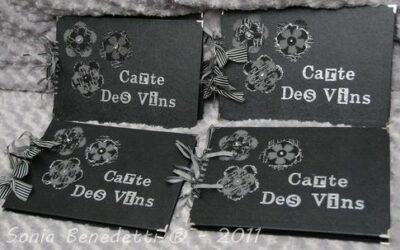 Carte des vins pour un restaurant gastronomique