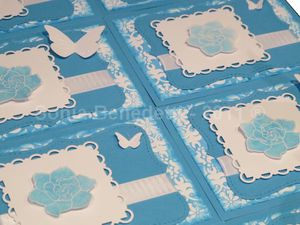 cartes bleu turquoise