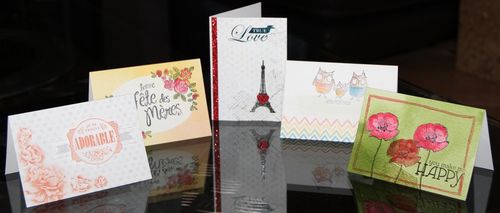 cartes design douces esquise