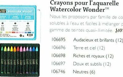 Crayons pour l’aquarelle Watercolor Wonder