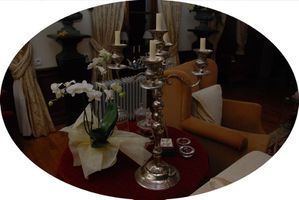 chandelier et orchidee