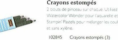 Crayons estompés