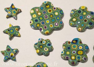fimo pendantifs boucle oreille