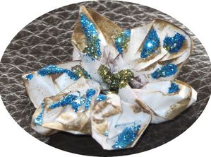 Des essais de fleurs