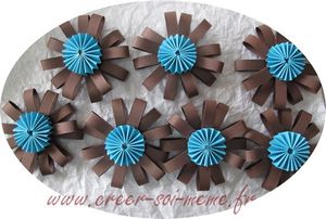 Des fleurs toutes simples à réaliser