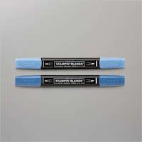 144040 Duo marqueur Bleu nuit feutre à alcool Stampin'up pour coloriage parfait