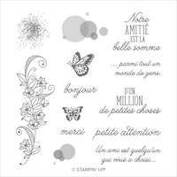 149820 Abondance de beauté  set de tampons stampin up avec papillon merci tache rondes rond branche 