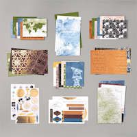 153600 LOT DE CARTES SOUVENIRS ET CIE TOUR DU GLOBE  lot de cartes souvenirs Stampin'up autour du monde