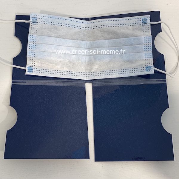 ranger proprement son masque de protection civid dans son sac Stampin'up c'est chouette 
